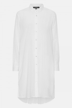 Ilse Jacobsen angelica1059 Shirts Dame Hvite | 7015348-LJ