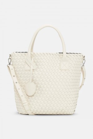 Ilse Jacobsen bag08tote Vesker Dame Hvite Sølv | 1692370-QK