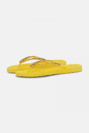 Ilse Jacobsen cheerful03g Flip Flops Dame Gul | 5942730-IZ