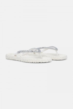 Ilse Jacobsen cheerful03g Flip Flops Dame Creme | 5032986-QB