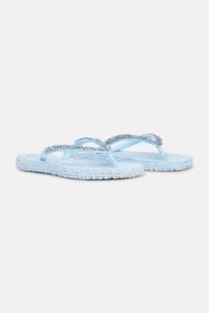 Ilse Jacobsen cheerful03g Flip Flops Dame Blå | 9265408-KS