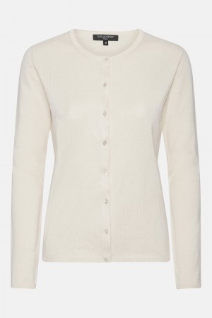 Ilse Jacobsen gwen4023 Cardigans And Pullovers Dame Hvite | 4059726-BP