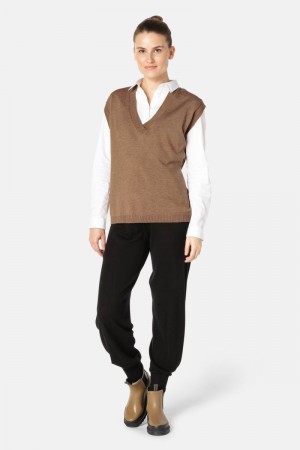 Ilse Jacobsen gwen4025 Cardigans And Pullovers Dame Mørke | 1034587-CN