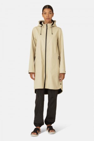 Ilse Jacobsen rain128 Ytterklær Dame Beige | 4957631-HP