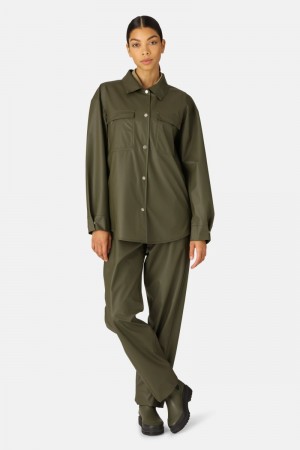 Ilse Jacobsen rain186 Regnjakker Dame Army | 4730829-MI