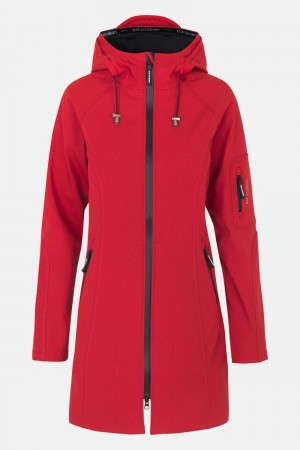 Ilse Jacobsen rain37 Regnjakker Dame Dyp Rød | 4981305-SB