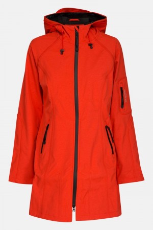 Ilse Jacobsen rain37 Regnjakker Dame Oransje | 0475398-VE