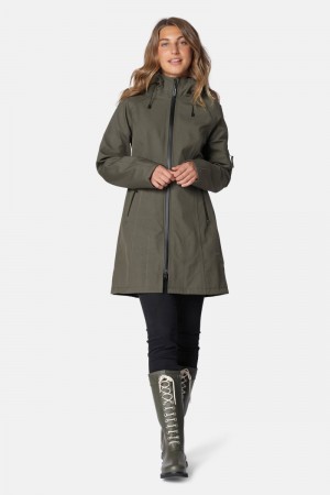 Ilse Jacobsen rain37l Ytterklær Dame Army | 7816403-JX