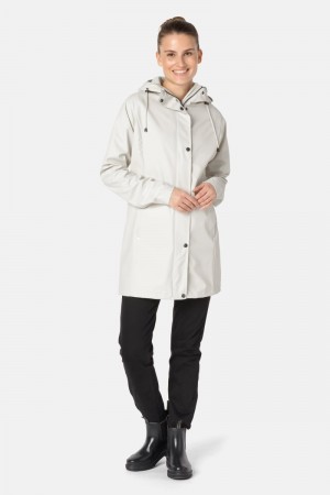 Ilse Jacobsen rain87 Regnjakker Dame Milk Creme | 8103795-PN