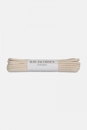 Ilse Jacobsen rlaces1 Rainboots Accessories Dame Creme | 0729183-UO