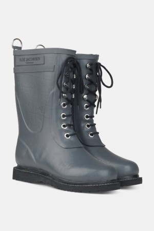 Ilse Jacobsen rub15 Rainboots Medium Dame Grå | 9062841-CE