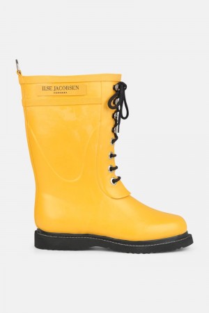 Ilse Jacobsen rub15 Rainboots Medium Dame Gul | 7062193-YE