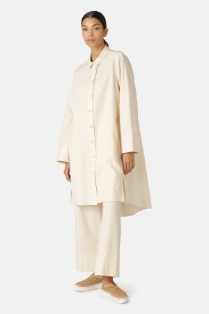 Ilse Jacobsen seer1353 Shirts Dame Bleached Sand | 5231849-JB