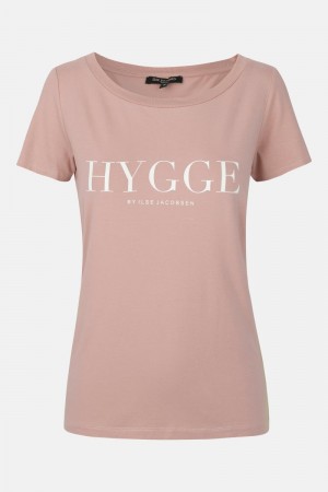 Ilse Jacobsen t-shirt2127 T-skjorte Dame Rosa | 7621450-YV