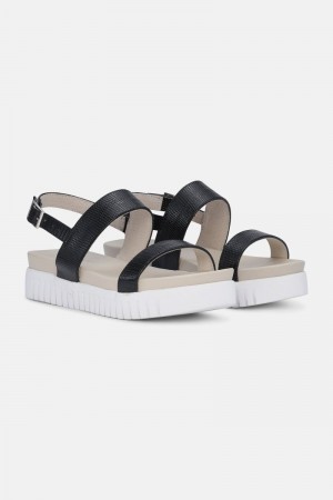 Ilse Jacobsen tulip1065re Sandaler Dame Svarte | 5086927-DI