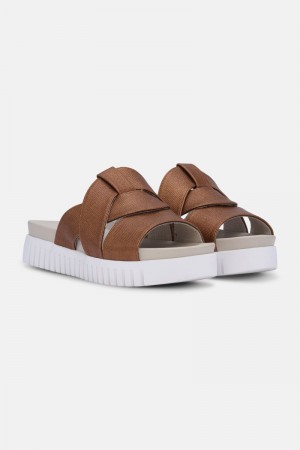 Ilse Jacobsen tulip1260 Sandaler Dame Burnt Caramel | 1820596-IL