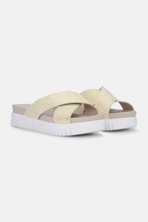 Ilse Jacobsen tulip1475 Sandaler Dame Gul | 8597640-XE