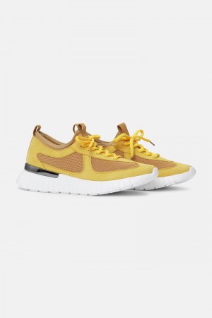 Ilse Jacobsen tulip4175 Sneakers Dame Golden Rod | 2943560-BP