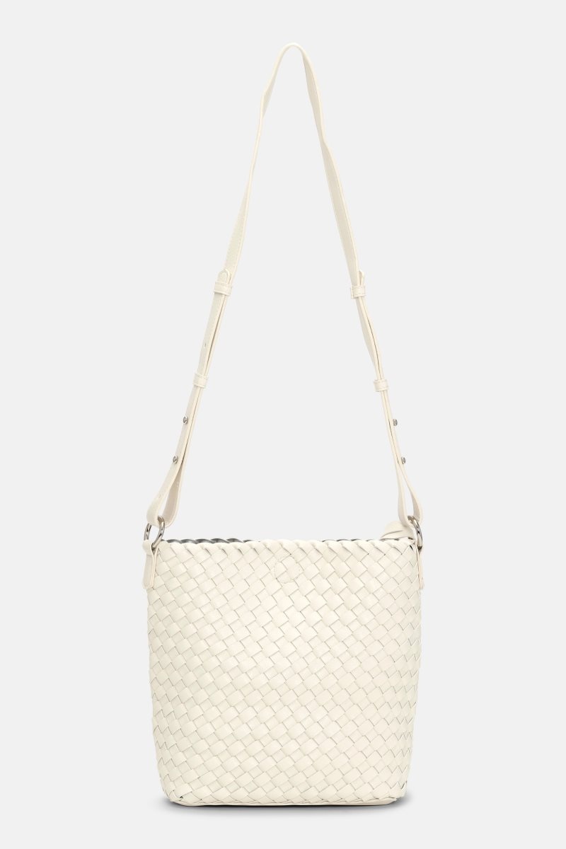 Ilse Jacobsen bag08cross Vesker Dame Hvite Sølv | 5180473-BG