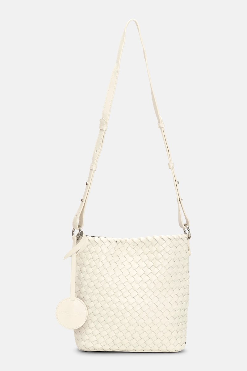 Ilse Jacobsen bag08cross Vesker Dame Hvite Sølv | 5180473-BG