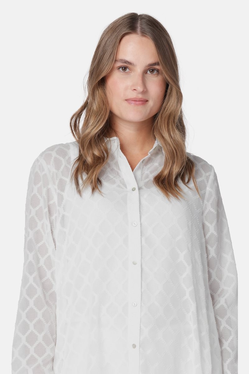 Ilse Jacobsen carre1047 Shirts Dame Hvite | 2714095-DH