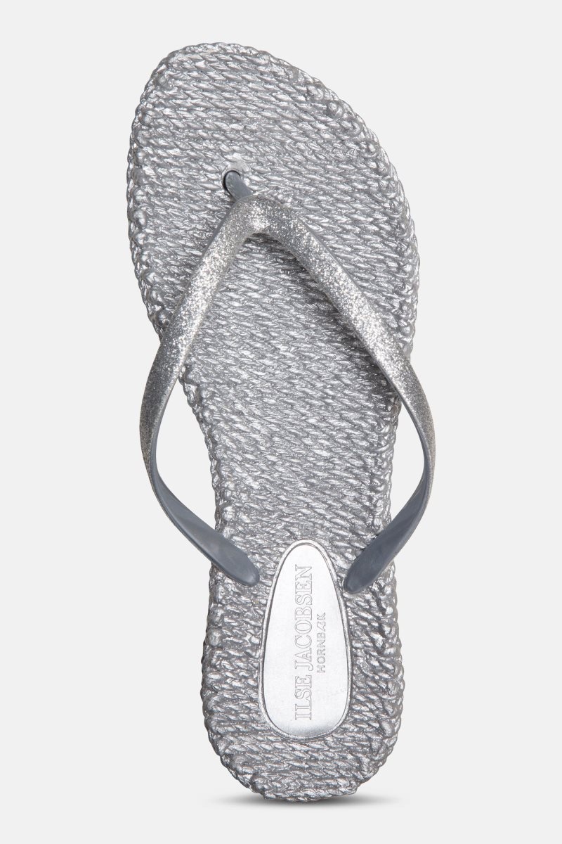 Ilse Jacobsen cheerful01 Flip Flops Dame Sølv | 7839054-BY