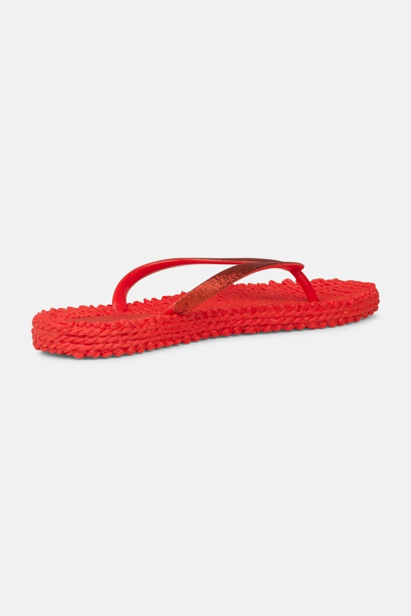 Ilse Jacobsen cheerful01 Flip Flops Dame Dyp Rød | 7405826-PZ