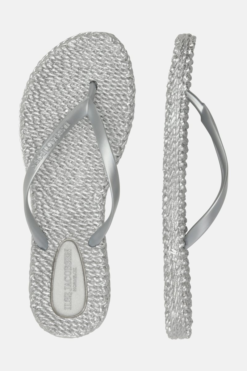 Ilse Jacobsen cheerful02 Flip Flops Dame Sølv | 9034251-QX