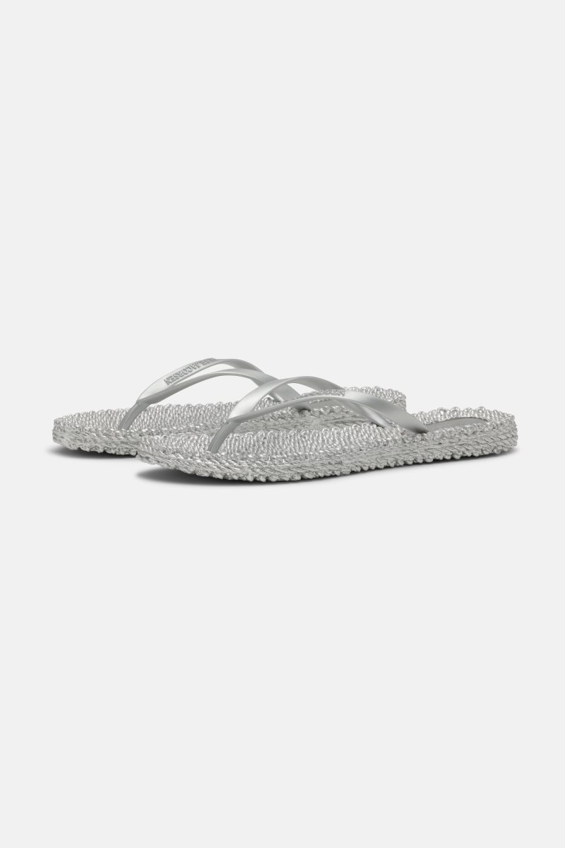 Ilse Jacobsen cheerful02 Flip Flops Dame Sølv | 9034251-QX