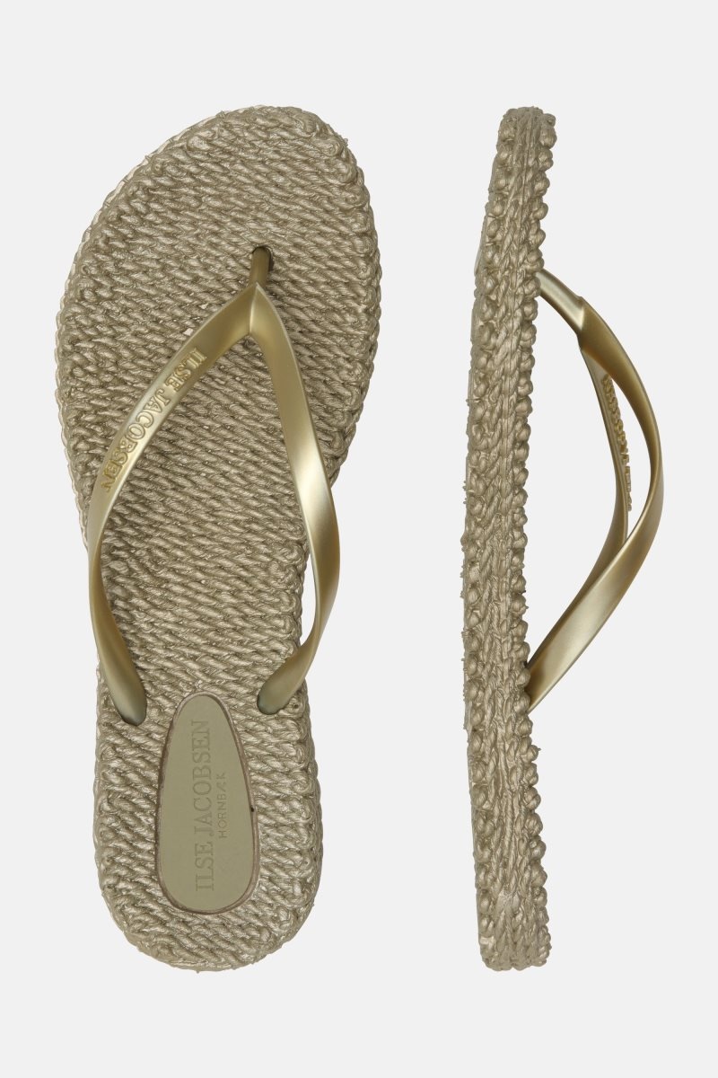 Ilse Jacobsen cheerful02 Flip Flops Dame Platin | 6284753-BJ