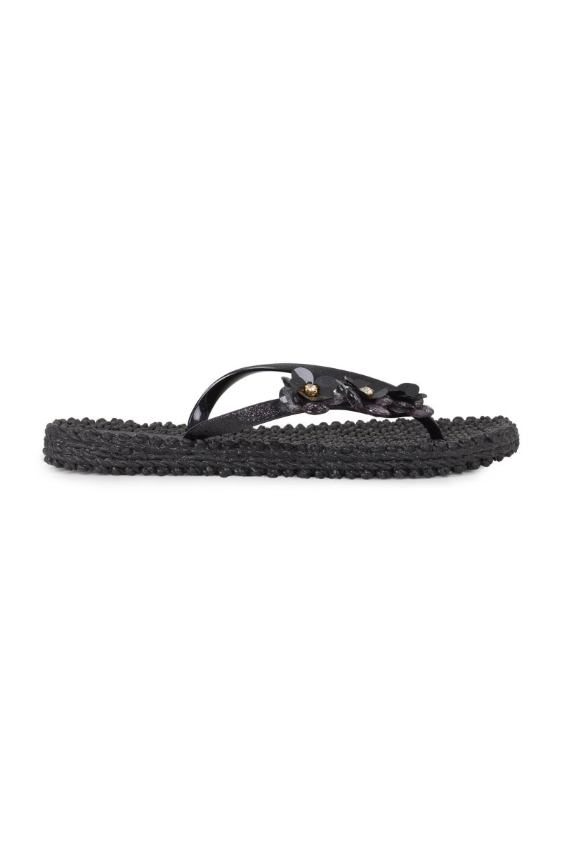 Ilse Jacobsen cheerful02f Flip Flops Dame Svarte | 6489107-SN