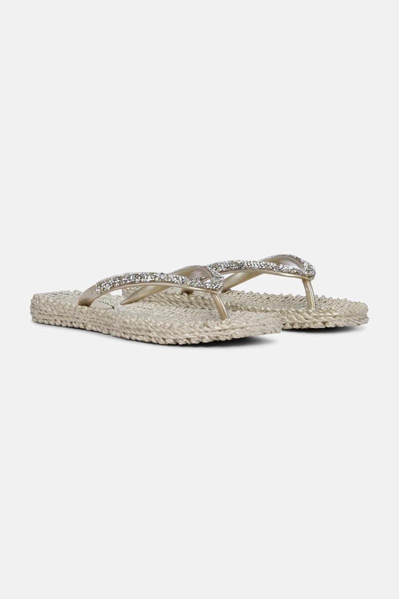 Ilse Jacobsen cheerful03g Flip Flops Dame Platin | 5793140-RV