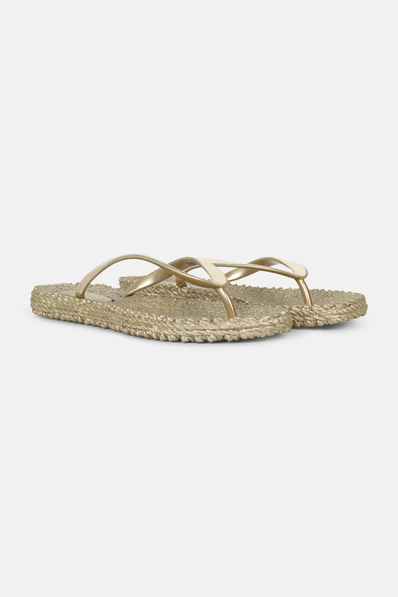 Ilse Jacobsen cheerful04m Flip Flops Dame Platin | 4708136-ZD