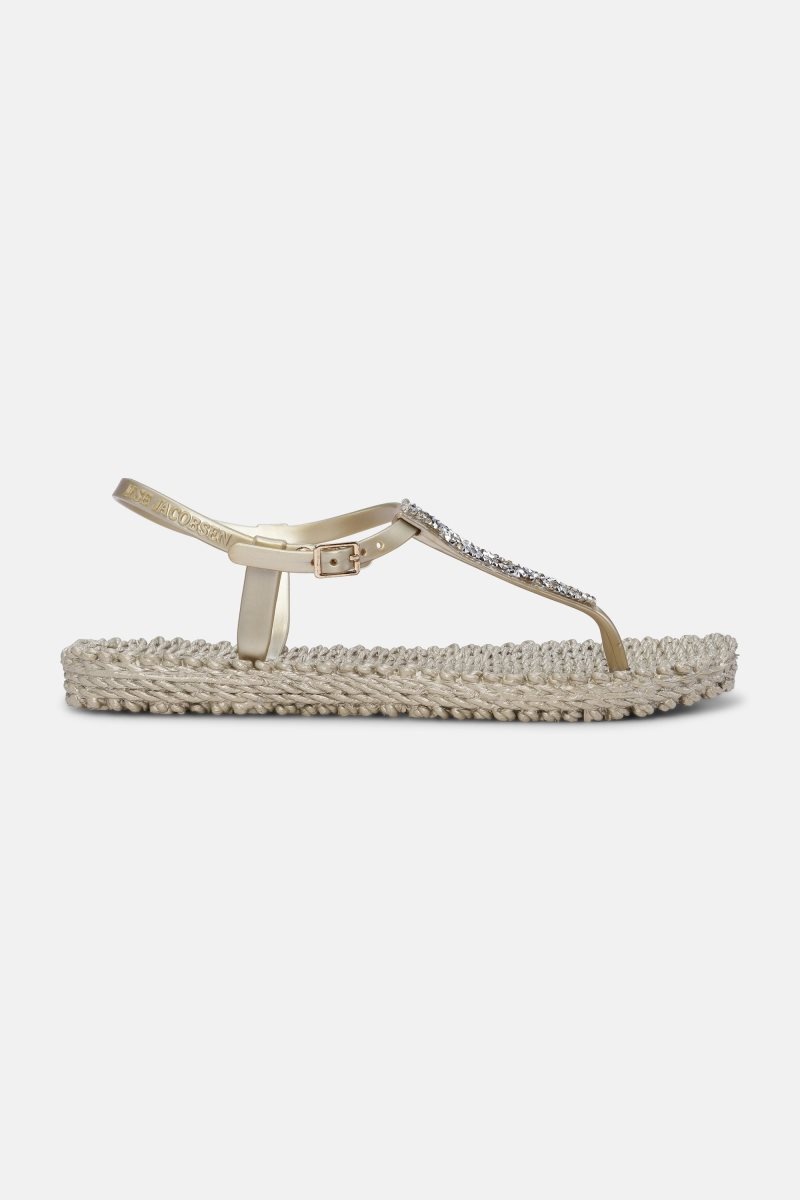 Ilse Jacobsen cheerful10g Flip Flops Dame Platin | 4637581-SG