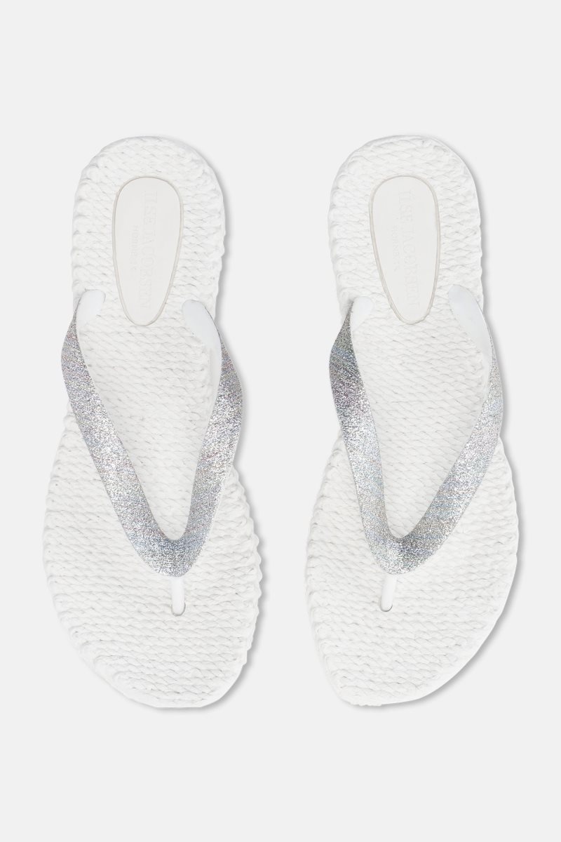 Ilse Jacobsen cheerful12j Flip Flops Dame Hvite | 4719358-RQ