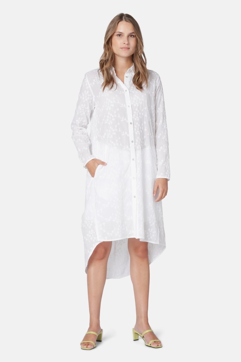 Ilse Jacobsen cot1047fleur Shirts Dame Hvite | 5378921-BS