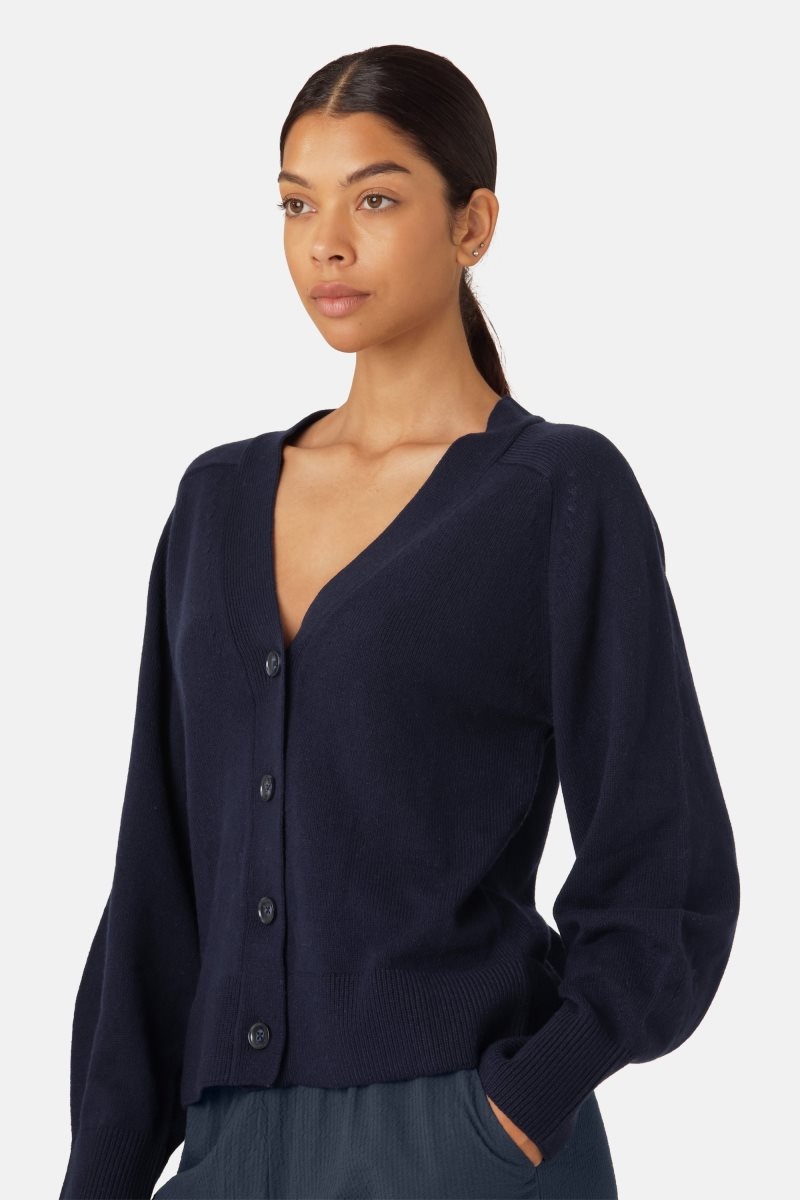 Ilse Jacobsen cowoknit4087 Cardigans And Pullovers Dame Mørke Indigo | 1795402-GC