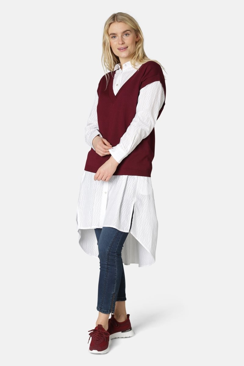 Ilse Jacobsen gwen4025 Cardigans And Pullovers Dame Tawny Port | 9078265-QH