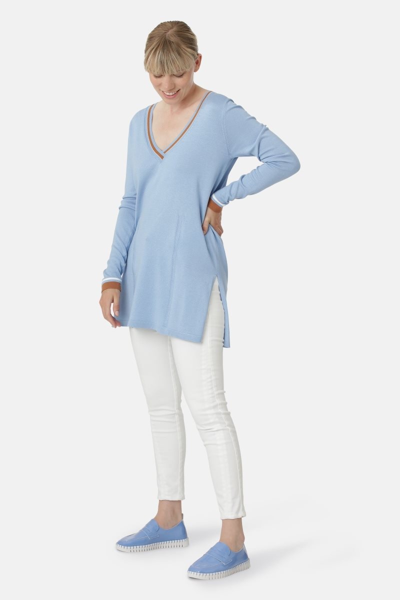 Ilse Jacobsen gwen4057 Cardigans And Pullovers Dame Blå | 3617450-YF