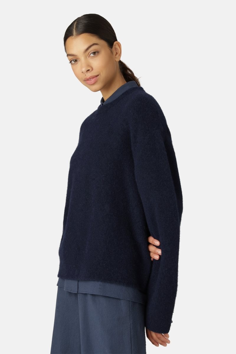 Ilse Jacobsen hairy4059 Cardigans And Pullovers Dame Mørke Indigo | 5298163-WA