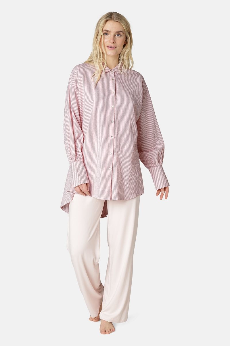 Ilse Jacobsen lino1335str Shirts Dame Rosa | 1269038-FY