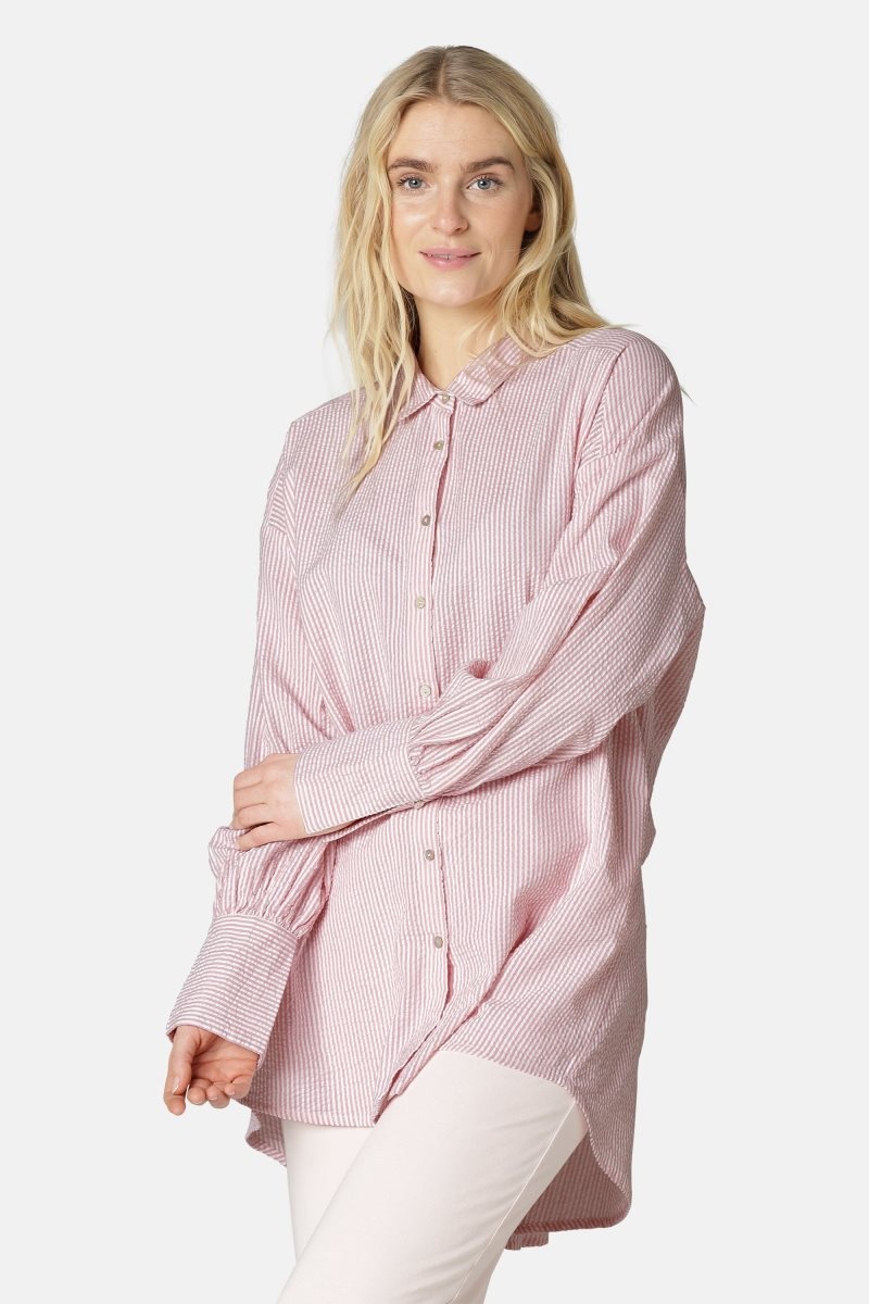 Ilse Jacobsen lino1335str Shirts Dame Rosa | 1269038-FY