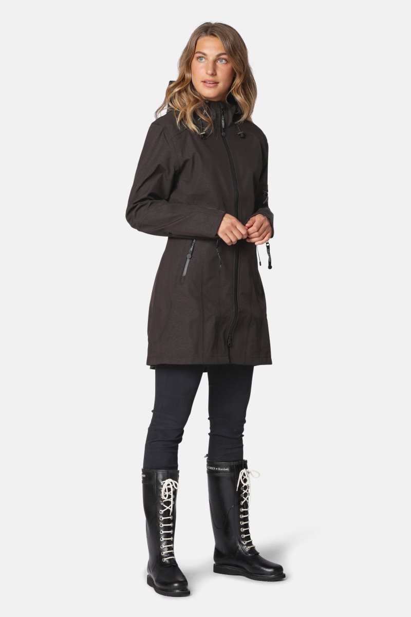 Ilse Jacobsen rain07 Regnjakker Dame Svarte | 2839507-VK