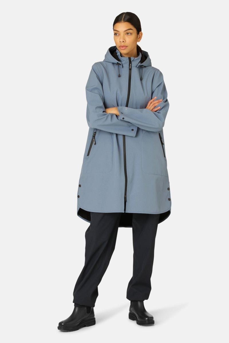 Ilse Jacobsen rain128 Regnjakker Dame Winter Ocean | 0279345-OM