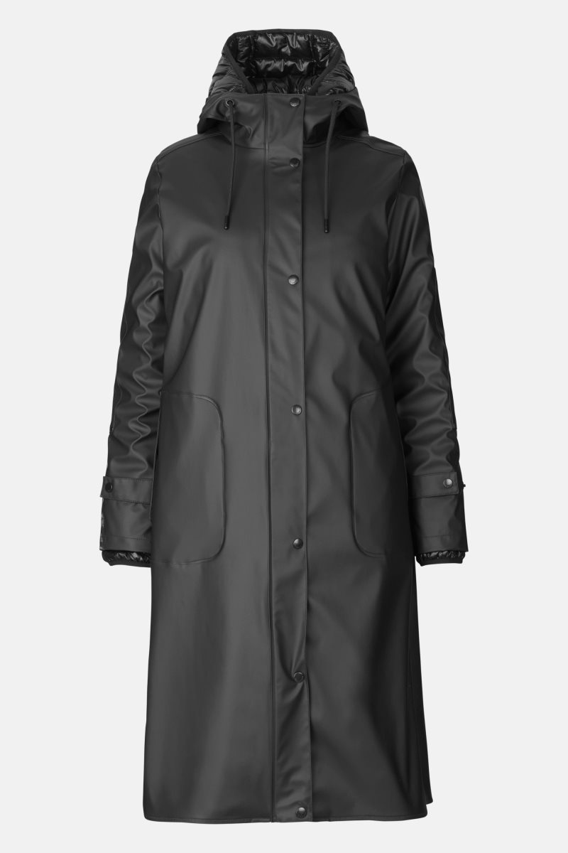 Ilse Jacobsen rain153 Regnjakker Dame Svarte | 6187435-CU