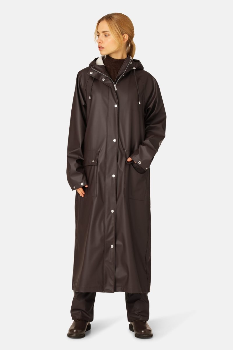 Ilse Jacobsen rain196l Ytterklær Dame Ganache | 4287651-ER