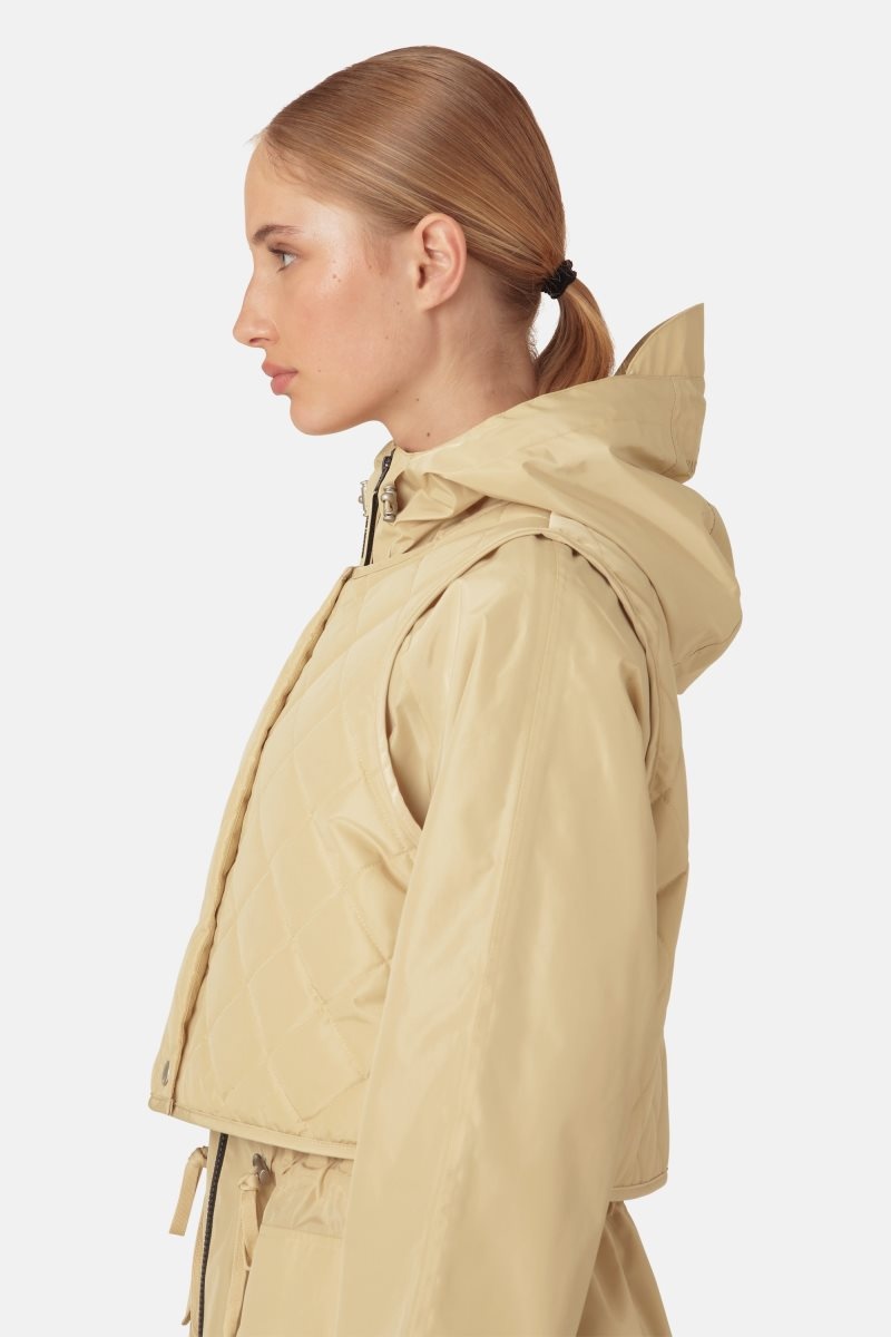 Ilse Jacobsen rain197 Regnjakker Dame Beige | 7582906-LV