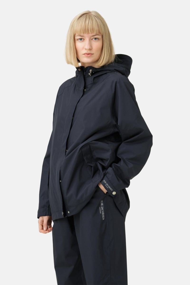 Ilse Jacobsen rain198sp Regnjakker Dame Mørke Indigo | 9456032-YW