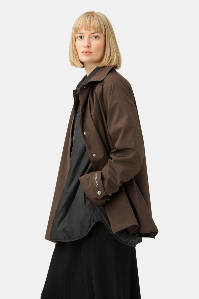 Ilse Jacobsen rain205 Regnjakker Dame Sjokolade Brune | 2483091-EK