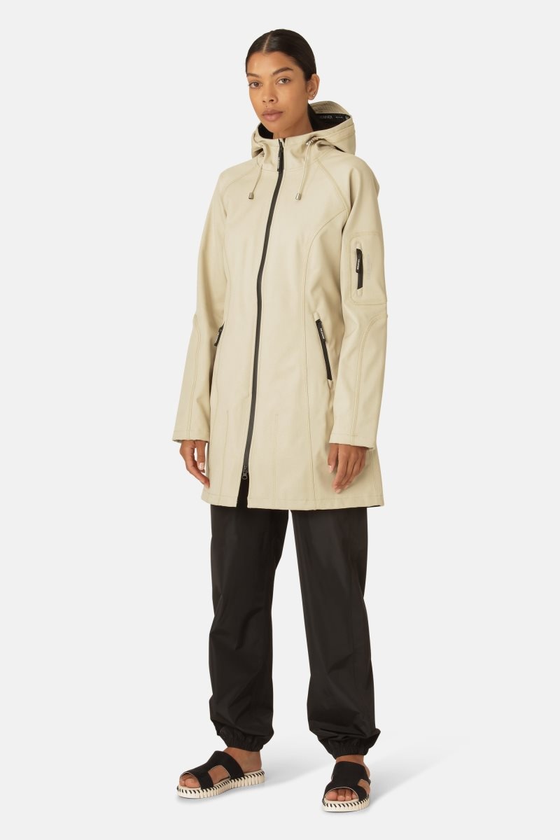 Ilse Jacobsen rain37 Regnjakker Dame Beige | 9415876-YC